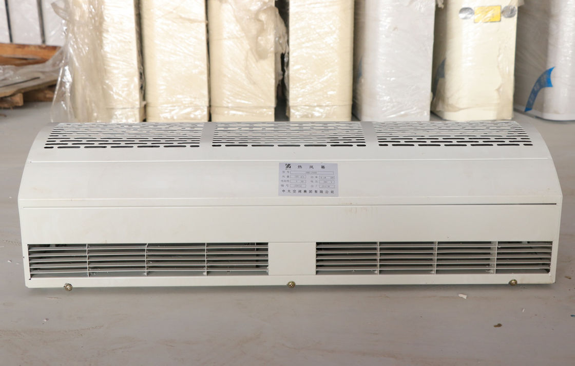 Stable Cross - Flow Heated Air Curtain Non - Toxic  Horizontal Installation
